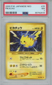 Pokemon Trading Card Game Neo Genesis Pikachu #25 [Near Mint 7 - Japanese&91;