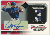 MLB 2003 Donruss Limited 1/3 Team Trademarks Alex Rodriguez TT-35 [Patch Auto&91; [EX-MT&91;