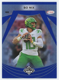 NFL 2024 Sage High Series All Rookie Team Blue Bo Nix #108 [Rookie&91;