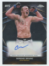 2024 Topps Chrome UFC Serghei Spivac CVA-SSP [Auto&91;