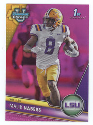 NFL 2023 Bowman Chrome U 1st Bowman Pink Refractor Malik Nabers #74