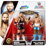 WWE Wrestling Championship Showdown Series 18 Seth Rollins vs Bron Breaker Action Figure 2-Pack (Pre-Order ships June)