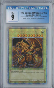 YuGiOh Trading Card Game Legendary Collection 25th Anniversary Edition The Winged Dragon of Ra Ultra Rare Egyptian God Single Card [CGC 9&91;