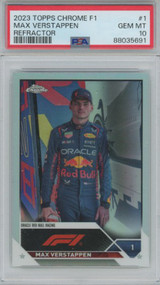 2023 Topps Chrome F1 Max Verstappen #1 [Variation Refractor&91; [PSA 10&91;