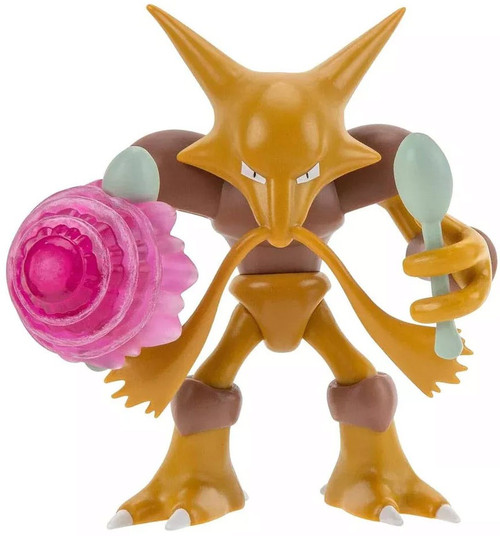 Pokemon Battle Feature Alakazam 4 Action Figure Wicked Cool