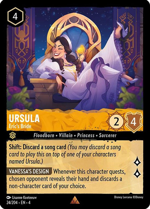 most expensive lorcana cards ursula's return Ravensburger Disney TCG: - Sapphire & Steel Single-Player Starter Deck | Engaging Gameplay | Over 200 Original Disney Artworks 4 Willpower Disney - Lorcana - Ursula's