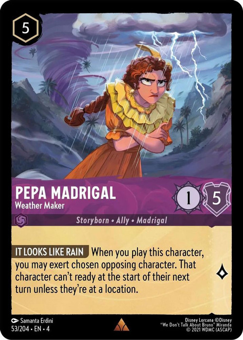Disney Lorcana Trading Card Game Ursulas Return Single Card