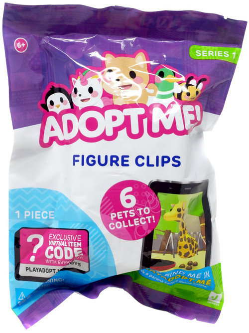 Adopt Me Series 1 Figure Clips Mystery Pack 1 RANDOM Figure