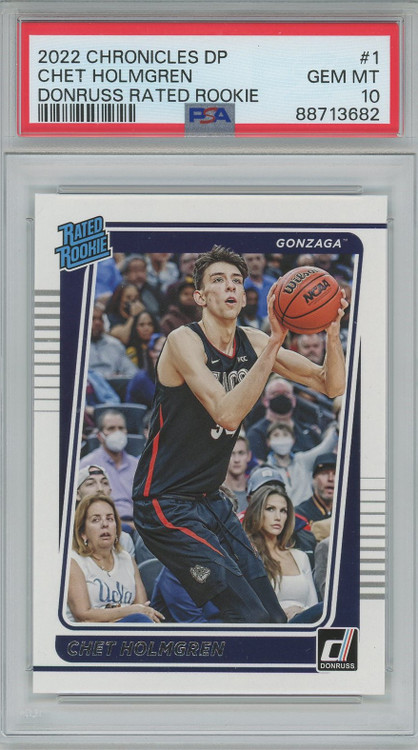 PAS10 RC チェット・ホルムグレン / CHET HOLMGREN NBA NBA 2022 Panini Chronicles Donruss Rated Rookies Draft Picks