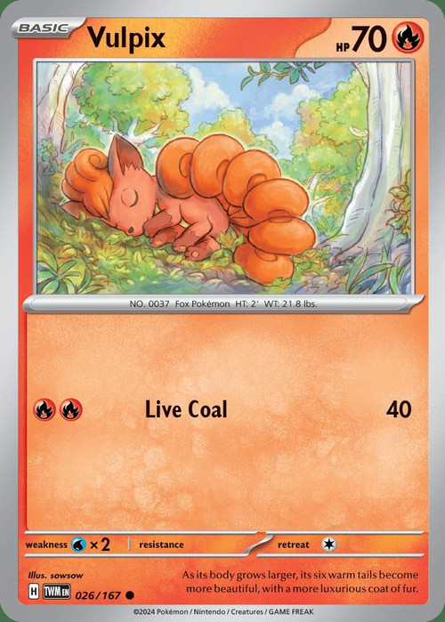 vulpix pokemon card 2016 Single XY - EVOLUTIONS Evolves from null Type Pokemon Trading Card Game Scarlet