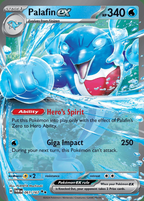 palafin shiny pokemon card Pokmon TCG Japan's Ruler Of The Black Flame: Illustration (Dont apply Weakness or Resistance for Benched Pokemon) Pokemon Illustration Palafin  225/091
