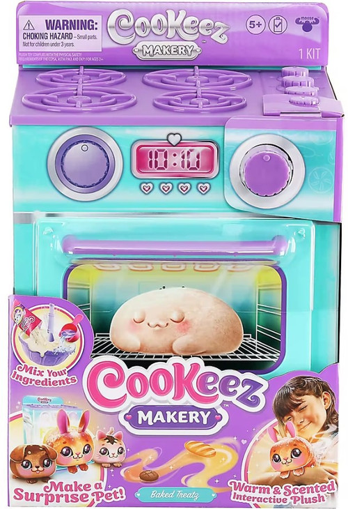 Cookeez Makery Bake Your Own Plush BAKED Treatz Oven Playset
