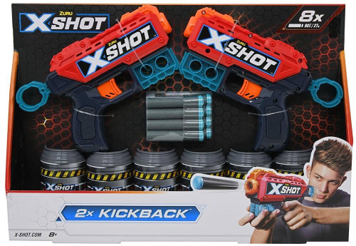 X-Shot Kickback Blaster 2-Pack Zuru Toys - ToyWiz