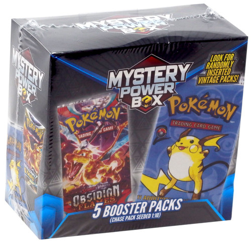 Pokemon Mystery Power Box 5 Booster Packs, 2024 MJ Holdings - ToyWiz