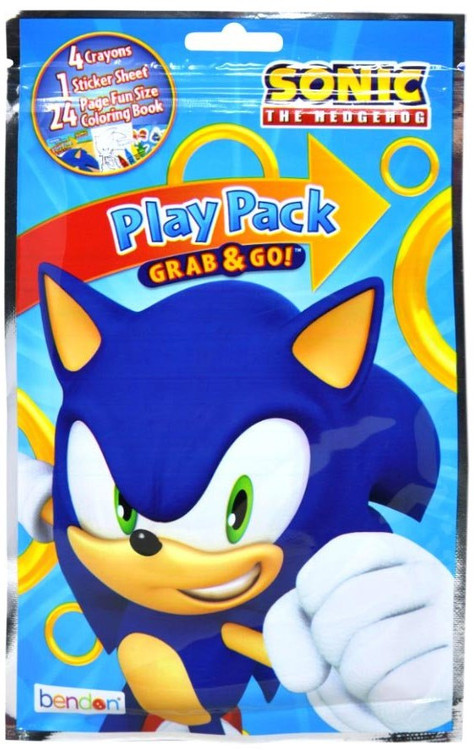 Sonic The Hedgehog Grab Go Play Pack Bendon - ToyWiz