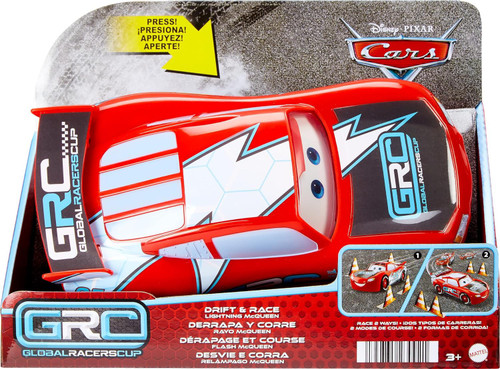 Disney Pixar Cars Global Racers Cup Drift Race Lightning McQueen Action ...