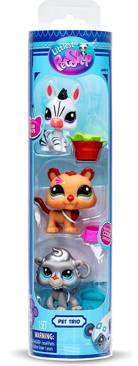 Littlest Pet Shop 2024 Generation Pet Trio Zoo Pets Mini Figure