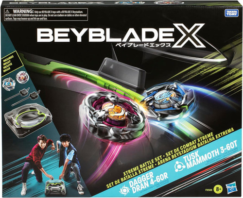 Beyblade X Xtreme Battle Set with Beystadium Arena Accessory