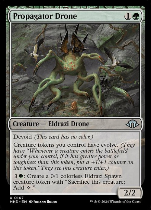 Magic The Gathering Modern Horizons 3 Single Card Uncommon Propagator Drone  167 - ToyWiz