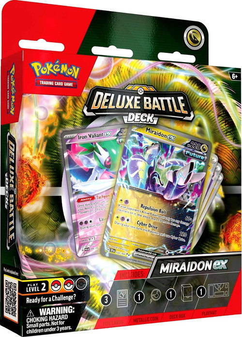 foil miraidon pokemon card - ex - 081/198 - Ultra Rare you may search your deck for up to 2 Basic Lightning Pokmon and put them onto your Bench Koriadon EX, Miraidon EX gold