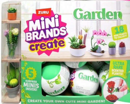 5 Surprise Mini Brands Create Garden Mystery Box 25 Packs Zuru