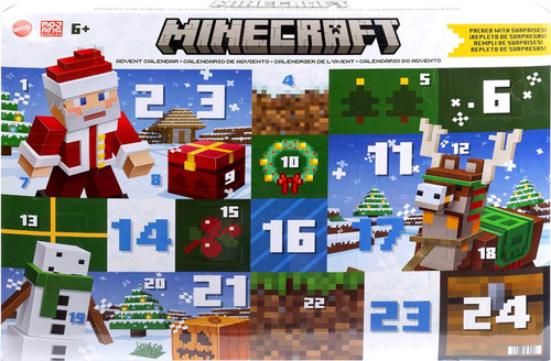 Minecraft 2024 Advent Calendar Santa, Jolly Llama Snow Golem