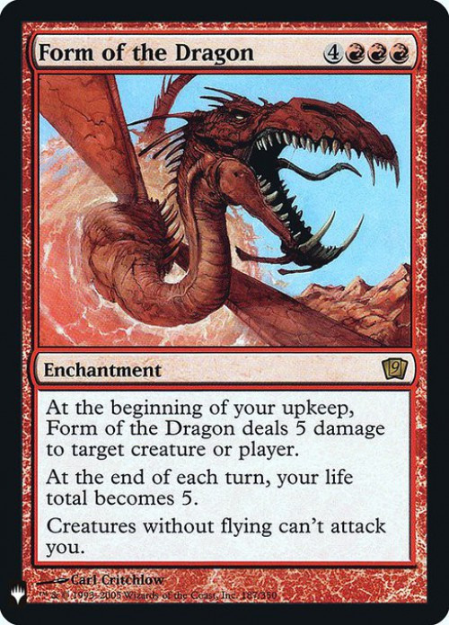 mtgthelist9ed187formofthedrago mtgthelist9ed187formofthedrago