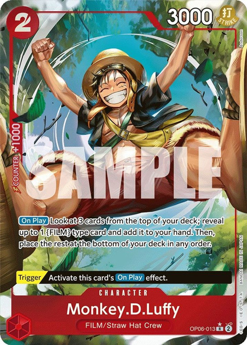 luffy pokemon card Monkey.D.Luffy - OP05-119 - Awakening of the New Era cards from your field to your DON One Piece Trading Card Game
