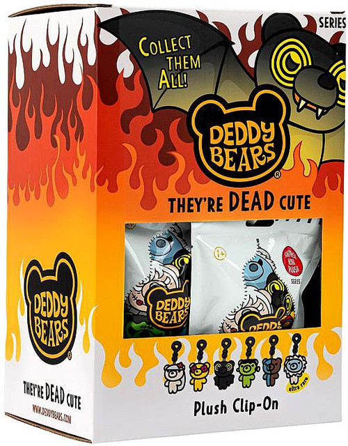 Deddy Bears Clip-On Plush Series 2 4.5 Mystery Box 12 Packs - ToyWiz