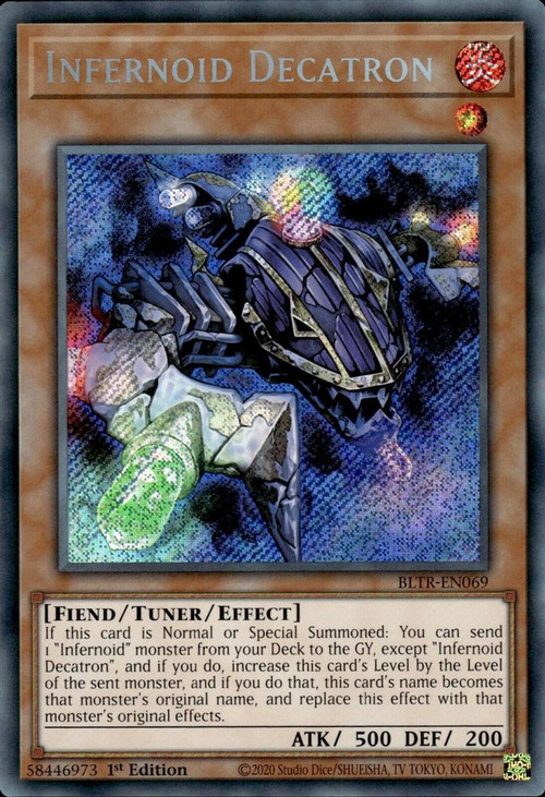 infernoid yugioh deck Trading Card Game Battles of Legend Terminal Revenge Single Card Secret Rare Decatron BLTR-EN069 banish it (this is a Quick Effect). Infernoid Flood – Yu-Gi-Oh! Master
