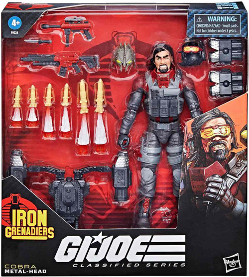 GI JOE装備品等 G.I. Joe Classified Series #118, Iron Grenadier Metal-Head