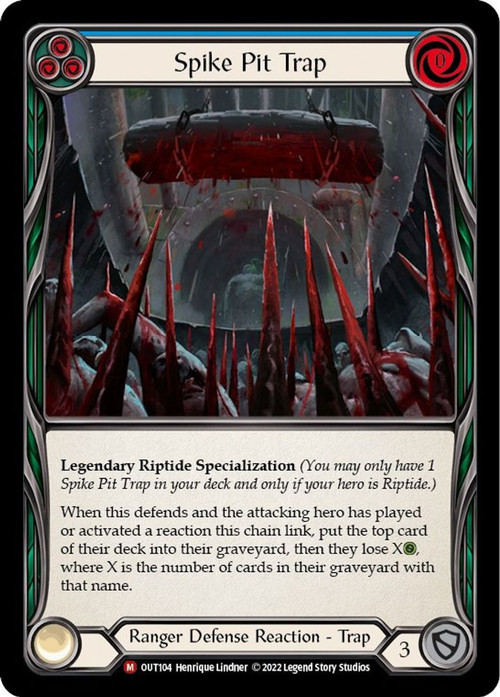 Flesh and Blood Trading Card Game Outsiders Single Card Majestic