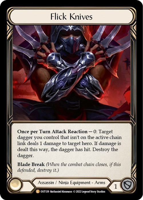 Flesh and Blood Trading Card Game Outsiders Single Card