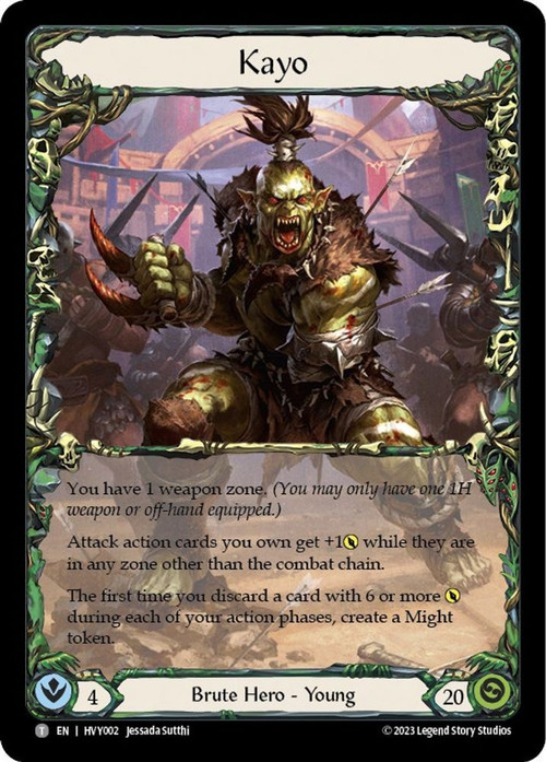 Flesh and Blood Trading Card Game Heavy Hitters Single Card