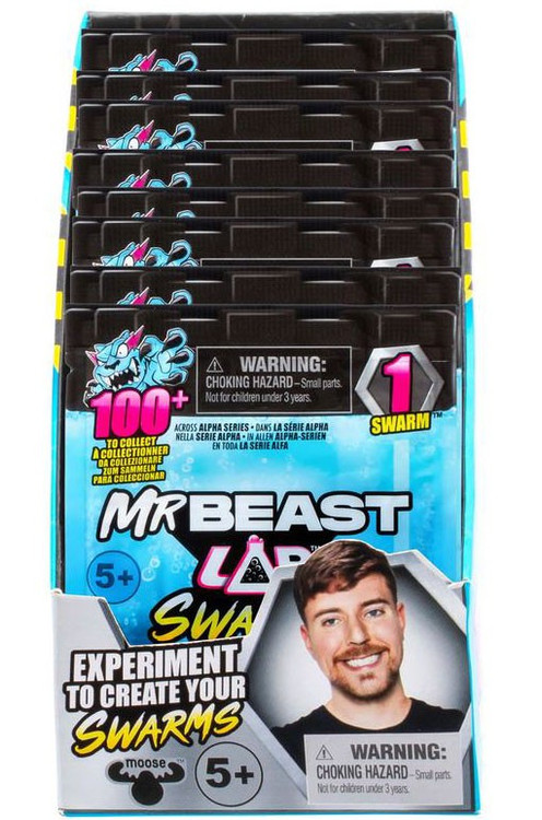 MrBeast Lab Swarms Mini Figure Mystery Single Box 8 Packs