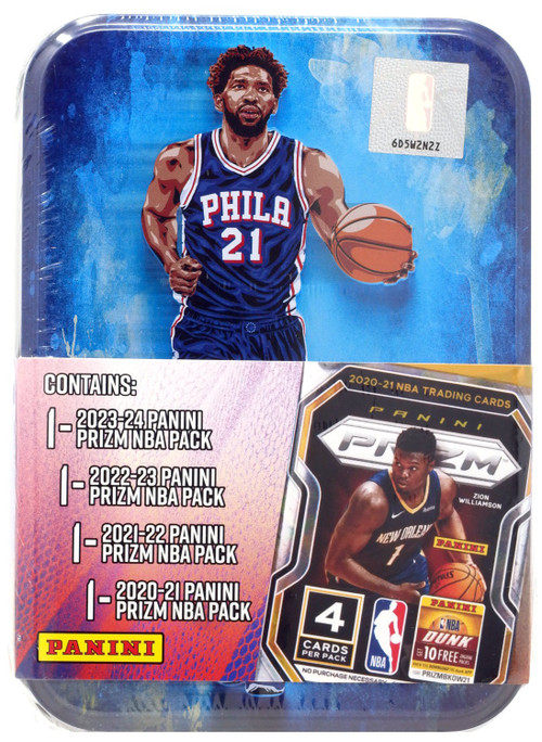 NBA Philadelphia 76ers Panini Prizm Joel Embiid Trading Card