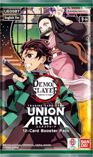 Union Arena Card Game Demon Slayer Kimetsu no Yaiba Booster Pack UE05BT 12  Cards Bandai - ToyWiz
