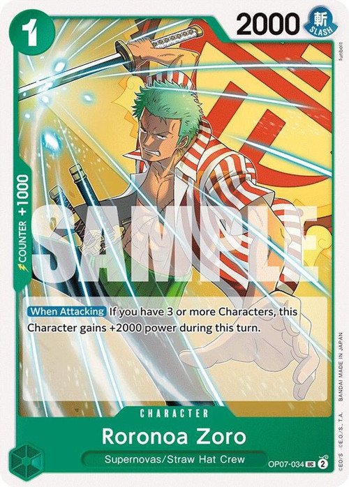 Roronoa Zoro 未開封 ワールドチャンピオンシップ ワンピースカード One Piece Card Game Roronoa Zoro P-042 PROMO Saikyo Jump 9