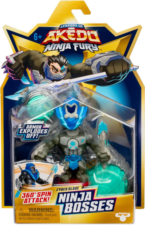 Legends of Akedo Ninja Fury Ninja Bosses Cyber Blade 3 Mini