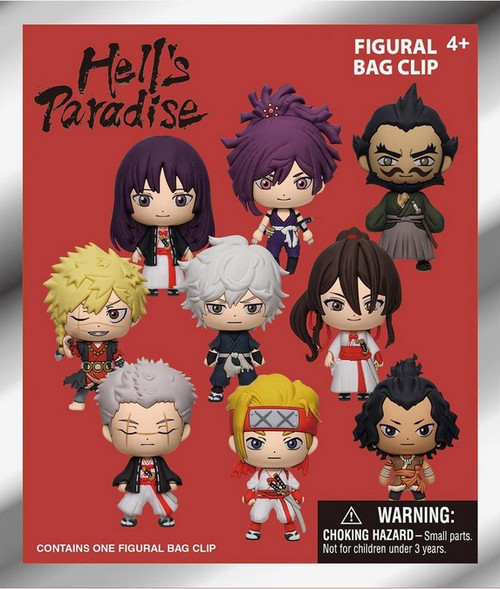Hells Paradise 3D Figural Foam Bag Clip Hells Paradise Series 1