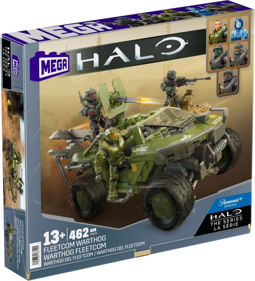 Mega Bloks Halo FLEETCOM Warthog Set Spartans KAI-125, Riz-029