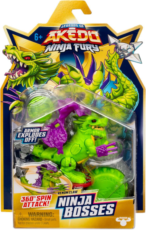Kiké Hernández フィギュア Legends of Akedo Ninja Fury Ninja Bosses Venom Claw 3 Mini