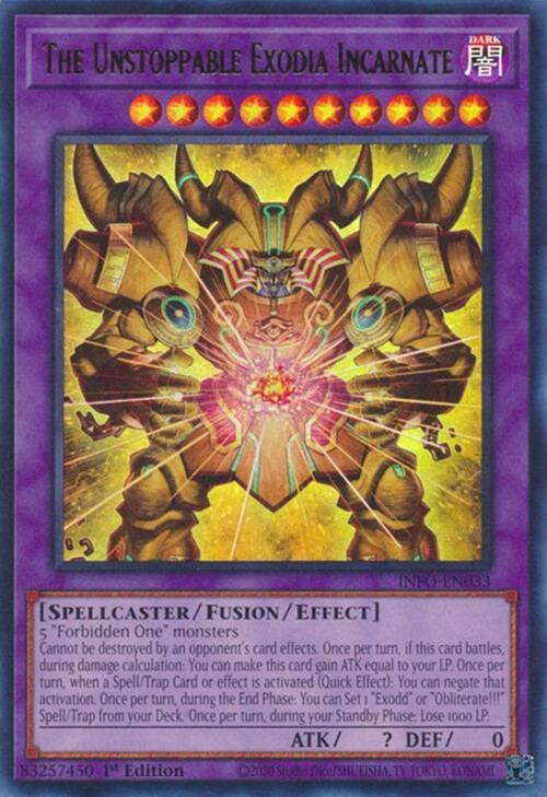 YuGiOh Trading Card Game The Infinite Forbidden Single Card Ultra