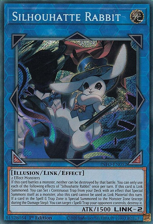 YuGiOh Trading Card Game The Infinite Forbidden Single Card Secret Rare  Silhouhatte Rabbit INFO-EN052 - ToyWiz