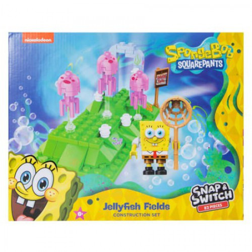 Spongebob Squarepants Snap Switch Jellyfish Fields Construction