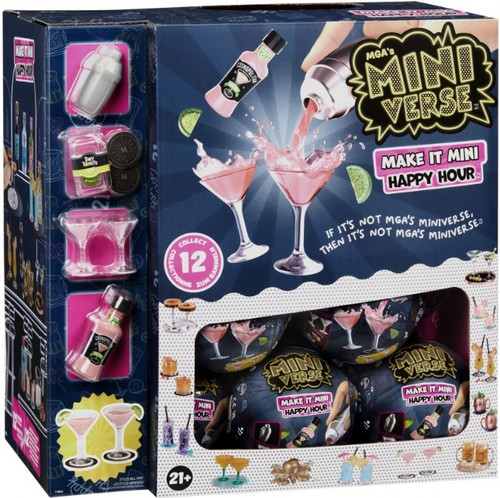 Miniverse Make It Mini HAPPY HOUR Mystery Box 24 Packs MGA