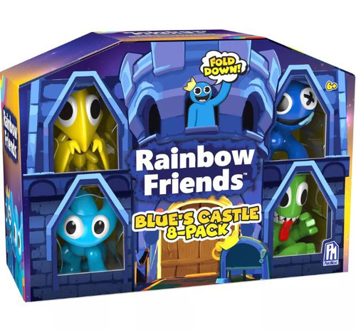 Rainbow Friends Blues Castle Exclusive 2.5 Mini Figure 8-Pack Set