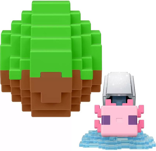 Minecraft Mini Mode Spawn Egg Runaway Axolotl Mini Figure