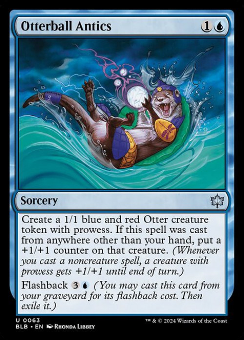 Magic The Gathering Bloomburrow Single Card Uncommon Otterball Antics 63 - ToyWiz Magic The Gathering Bloomburrow Single Card Uncommon Otterball Antics 63 - ToyWiz