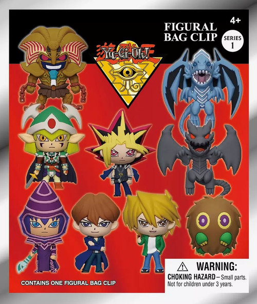 YuGiOh 3D Figural Foam Bag Clip YuGiOh Series 1 2 Mystery Pack 1